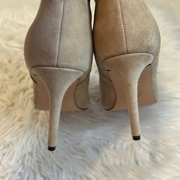 J. Crew Mushroom Suede Shaped Topline Bootie - Picture 6 of 12